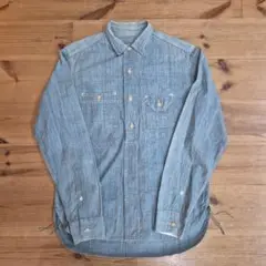 サニースポーツ　春夏　シャンブレーシャツ　SUNNY SPORTS　サイズ３６