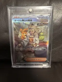 ポケモンカード オーリム博士の気迫 sar ローダー入り
