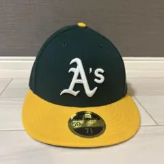 New Era 59FIFTY キャップ 緑/黄色 7 3/8