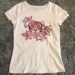 美品 ケイトスペード kate spade 140 130 ピンク Tシャツ