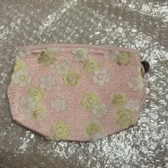 花柄　和風　ポーチ