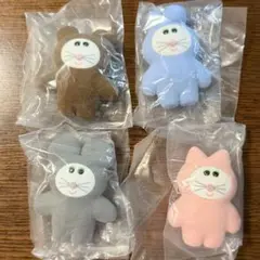 B6☆ むにゅのミニチュアマスコット　むにゅ 4 4種セット