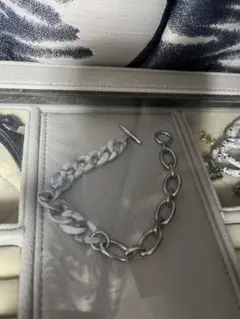 グローバルワーク　チェーンブレスレット　シルバー　ミックス
