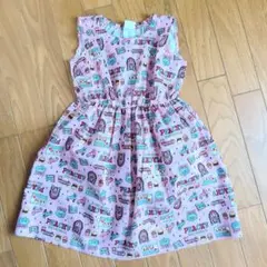 アカチャンホンポ 総柄 PCHY ピンク ワンピース 100cm キッズ