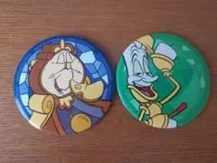 ルミエール コグスワース 缶バッジセット ディズニー