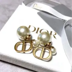 【大人気】ディオール パール ピアス