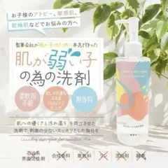 洗濯用洗剤 ベビー キッズ 敏感肌 乾燥肌 肌弱い 無香料 刺激少ない 汚れ落ち