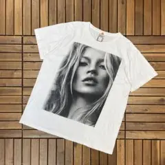 INDEEZ ケイトモス ビッグプリント クルーネック 半袖 Tシャツ