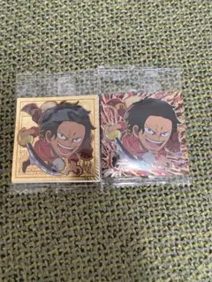 ワンピースウエハースシール12 ゴールドパラレル ロジャー　セット