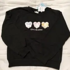 【新品】ちいかわ☆トレーナー　ブラックsize150cm