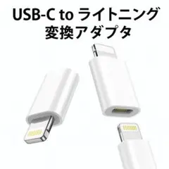 2点 タイプc → ライトニング 変換アダプタ iPhone 急速充電 急速
