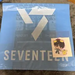 SEVENTEEN ロゴ入りブルーアイテム ステッカー付き