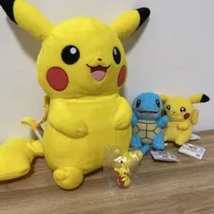 ポケモン　ピカチュウリュック　ゼニガメ等　セット