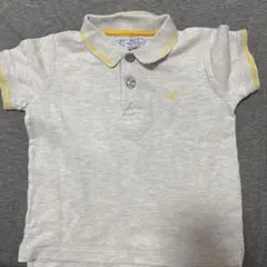 PETIT BATEAU グレー ポロシャツ 3 ans