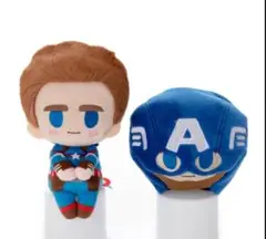 MARVEL　マーベル　マスク付Bigちょっこりさん　キャプテン・アメリカ　新品