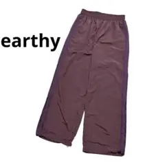 earthy アーシー　撥水 ナイロン　ライン　パンツ　定価7,150円　S