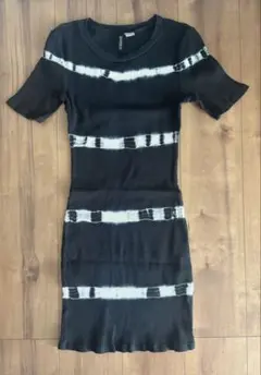 H&M DIVIDED タイダイ柄リブワンピース Sサイズ