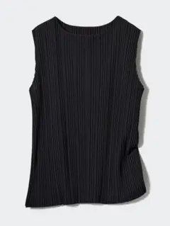 UNIQLO　プリーツノースリーブT