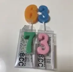 300円 未使用 数字キャンドル まとめ売り