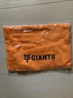 GIANTSロゴ刺繍オレンジタオル
