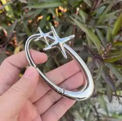 カラビナ シルバー ステンレス キーホルダー カラビナ アメカジ ノームコア