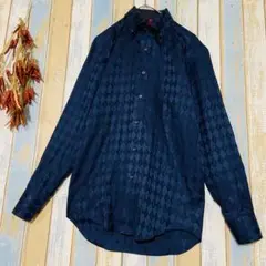 【RESPECTNERO】メンズ　トップス　ビジネスシャツ　ワイシャツ　光沢　M