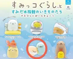 すみっコぐらしとすみだ水族館のいきものたち　タコクラゲととかげ