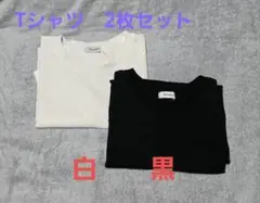 Tシャツ 2枚セット 白 黒