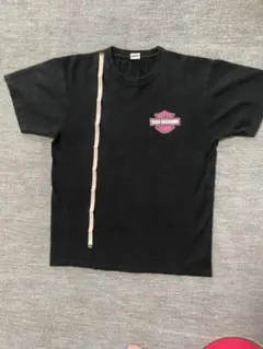 ハーレーガールズシアター　パロディt ブラック Tシャツ フロントロゴ