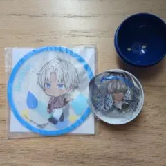 【にじさんじ×くら寿司】イブラヒム 缶バッジ コースターセット
