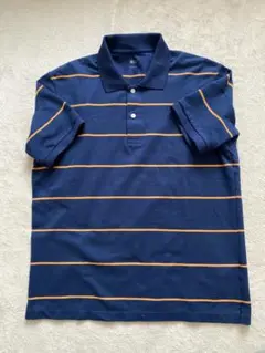 UNIQLO ドライカノコボーダーポロシャツ　Ｌ