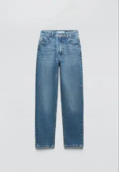 ZARA MOMデニムパンツ　EU38 ブルー