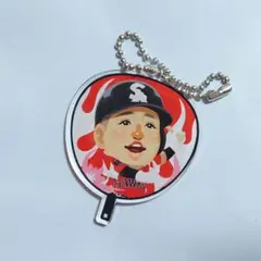 福岡ソフトバンクホークス　シークレット　うちわ型アクリルキーチェーン 山川穂高5