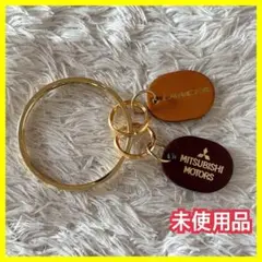 超レア】三菱 モータース ランサー レザー キーホルダー 当時物 非売品