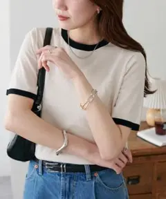 新品☆ディスコート☆ハイツイストリンガープルオーバー☆エクリュ
