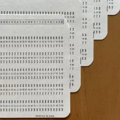 FORTRAN パンチカード③