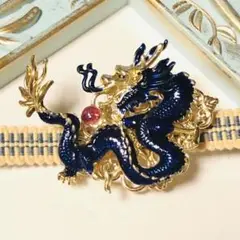 時代物 当時物 金工 帯留 龍 りゅう アンティーク 時代物 当時物 金工 帯留 龍 りゅう アンティーク Z）時代物