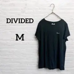 H&M DIVIDED 【M】ブラック 半袖Tシャツ