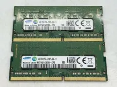 8GB ノートPCメモリ PC4-2133P 4GB x2枚