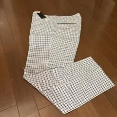 【新品未使用】23SPORT チェック柄 ゴルフパンツ