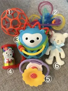 【バラ売り不可】0歳児向けおもちゃ6点セット