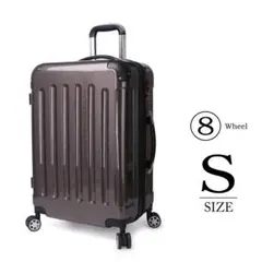 キャリーケース ブラック Mサイズ 軽量 8輪 ハード 拡張 黒 機内持ち込み