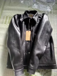 HIGH LARGE LEATHERS ホース レザー トラッカー ジャケット トラッカージャケット（ホースハイド） ブラック SH-220002JKT