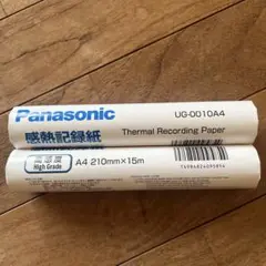 Panasonic 感熱記録紙　A4 FAX用交換ロール紙２本組