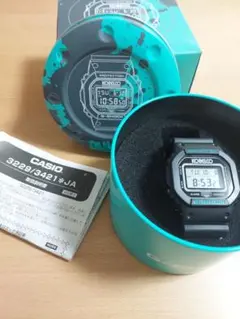 CASIO G-SHOCK KOBELCO デジタル腕時計 2024春大特価セール！ G-100 KOBELCO(コベルコ建機)第4段 90周年