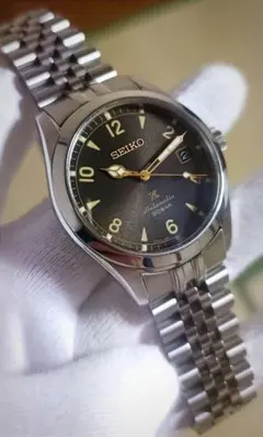 タイコノート　MiLTAT SEIKO アルピニスト用 20mm メタル時計バンド ステンレス オイスター ブレスレット V