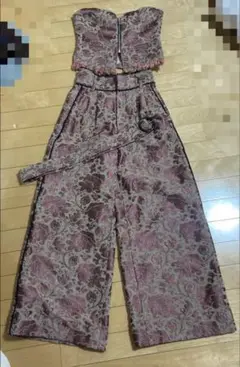 UNITEDTOKYOペイズリーモールジャカードコルセットu0026パンツ セットアップ