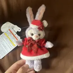 ディズニーシーステラルークリスマスぬいぐるみバッジ