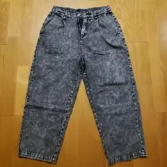 Beno ブラック・グレー デニムパンツ S