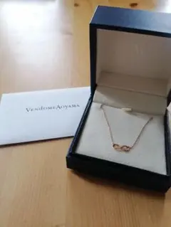 【美品】ヴァンドーム青山 ネックレス ダイヤモンド ピンクゴールド 保証書つき